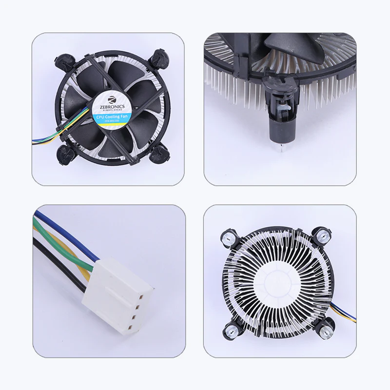 Zebronics CPU Fan Processor Air Cooler MSC200 view 3